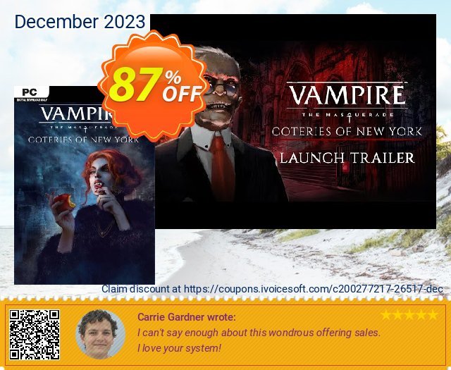 Vampire: The Masquerade - Coteries of New York PC discount 87% OFF, 2024 Easter Day offering discount. Vampire: The Masquerade - Coteries of New York PC Deal
