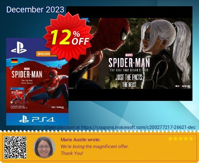 Marvels Spider-Man The City That Never Sleeps PS4 (Germany) discount 12% OFF, 2022 World Sexual Health Day promotions. Marvels Spider-Man The City That Never Sleeps PS4 (Germany) Deal