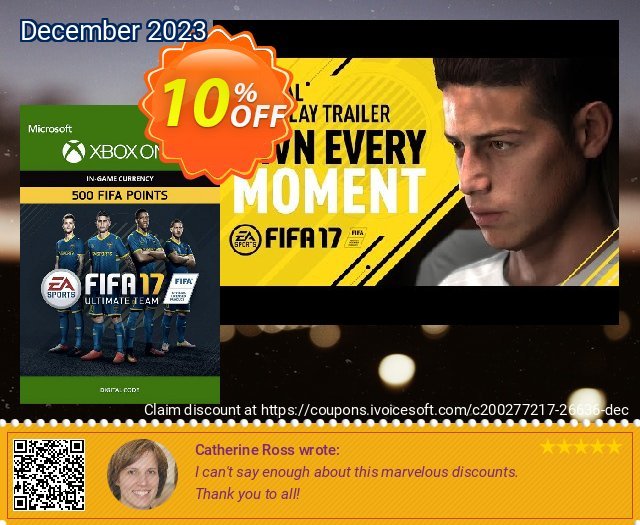 Fifa 17 - 500 FUT Points (Xbox One) discount 10% OFF, 2022 Native American Day offering sales. Fifa 17 - 500 FUT Points (Xbox One) Deal