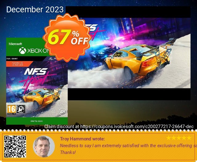 Need for Speed: Heat Xbox One (US) discount 68% OFF, 2022 National No Bra Day promo sales. Need for Speed: Heat Xbox One (US) Deal