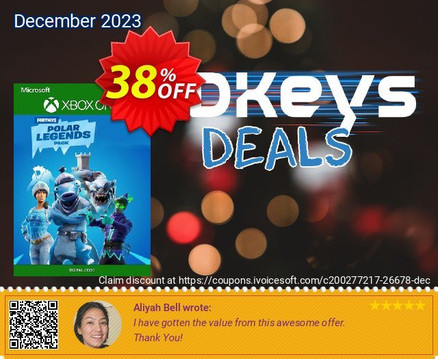 Fortnite - Polar Legends Pack Xbox One discount 38% OFF, 2022 Grandparents Day promotions. Fortnite - Polar Legends Pack Xbox One Deal