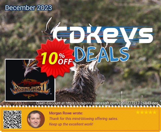 Breath of Fire II 2 3DS - Game Code (ENG) marvelous penawaran sales Screenshot
