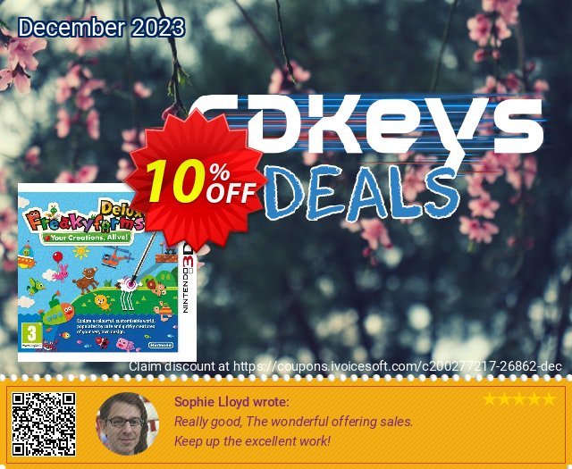Freakyforms Deluxe 3DS - Game Code discount 10% OFF, 2024 April Fools Day offering deals. Freakyforms Deluxe 3DS - Game Code Deal