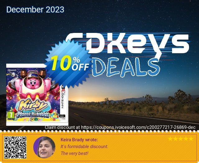 Kirby Planet Robobot 3DS - Game Code 令人敬畏的 销售折让 软件截图
