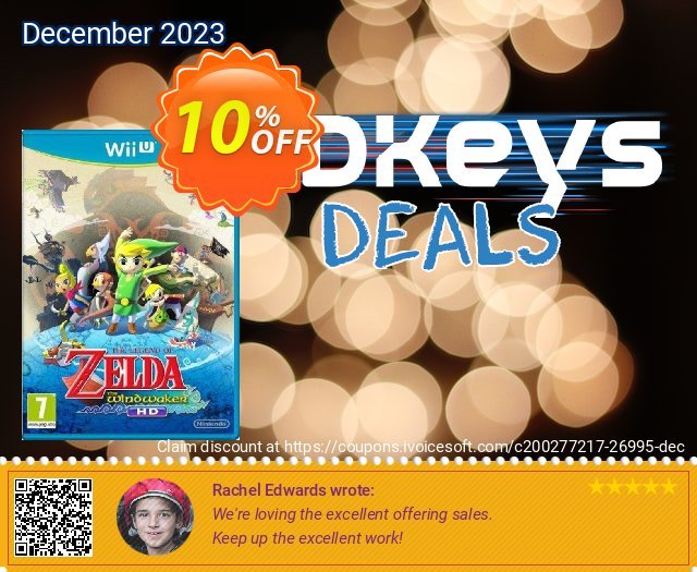 The Legend of Zelda: The Wind Waker HD Nintendo Wii U - Game Code 令人印象深刻的 折扣 软件截图