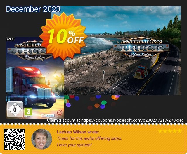 American Truck Simulator PC besten Förderung Bildschirmfoto