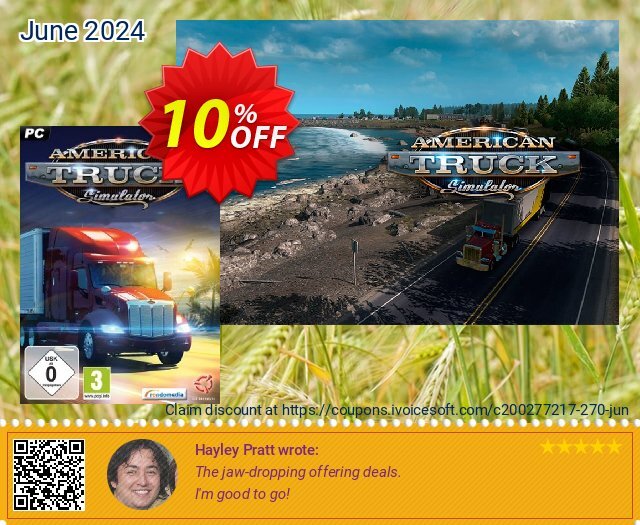  10 OFF American Truck Simulator PC Coupon Code Sep 2023 IVoicesoft