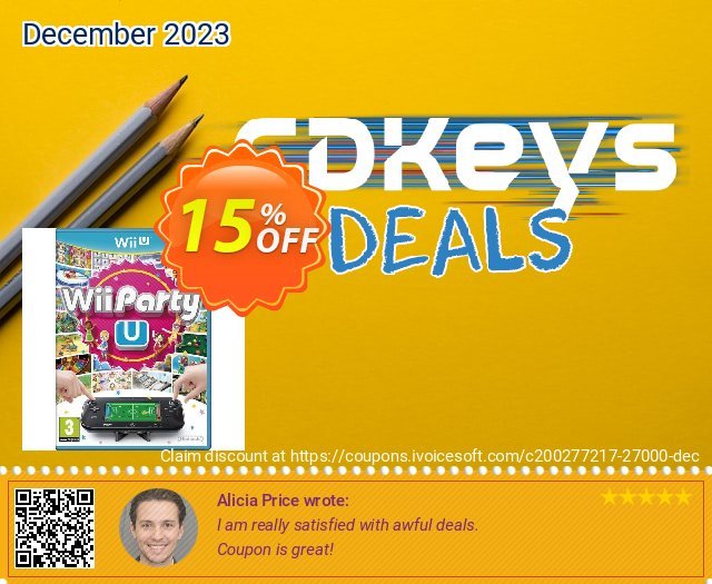 Wii Party U Wii U - Game Code discount 15% OFF, 2024 World Heritage Day offering sales. Wii Party U Wii U - Game Code Deal