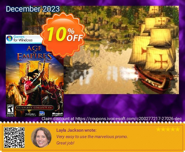 Age of Empires III 3: Complete Collection PC faszinierende Ermäßigung Bildschirmfoto