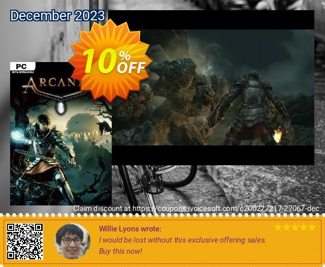 ArcaniA PC ausschließenden Sale Aktionen Bildschirmfoto