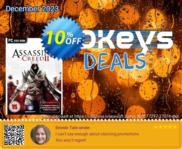 Assassin's Creed II 2 (PC) discount 10% OFF, 2024 Spring offering sales. Assassin's Creed II 2 (PC) Deal