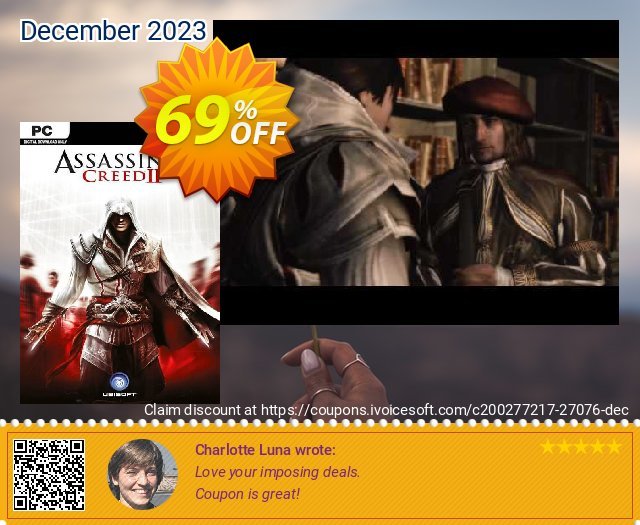 Assassin's Creed 2 - Deluxe Edition PC discount 69% OFF, 2024 April Fools' Day offering sales. Assassin's Creed 2 - Deluxe Edition PC Deal