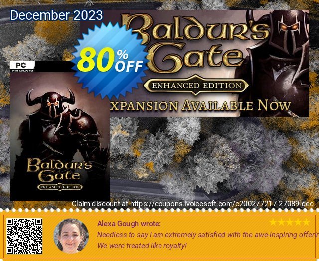 Baldur's Gate Enhanced Edition PC menakuntukan penawaran promosi Screenshot