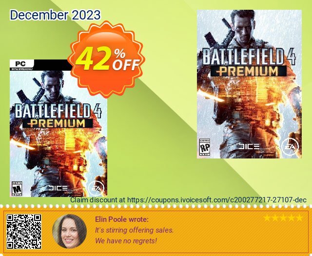 Battlefield 4 Premium Service (PC) discount 42% OFF, 2024 Easter Day offering sales. Battlefield 4 Premium Service (PC) Deal