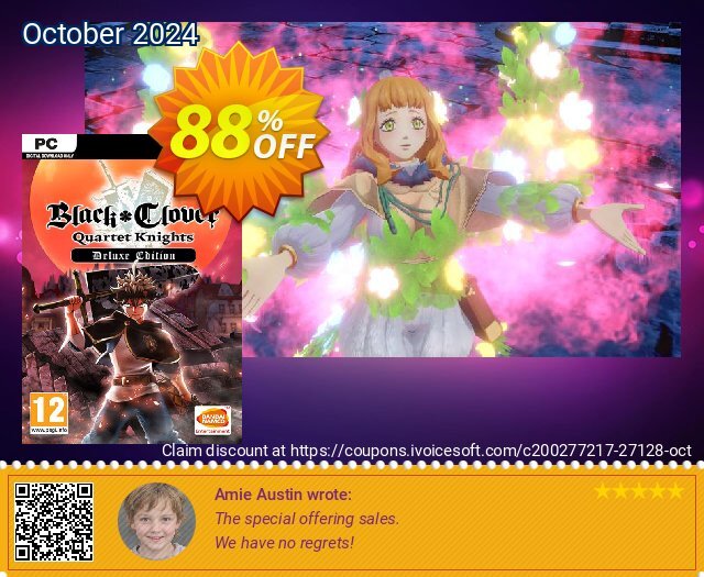 Black Clover: Quartet Knights Deluxe Edition PC terbatas kode voucher Screenshot