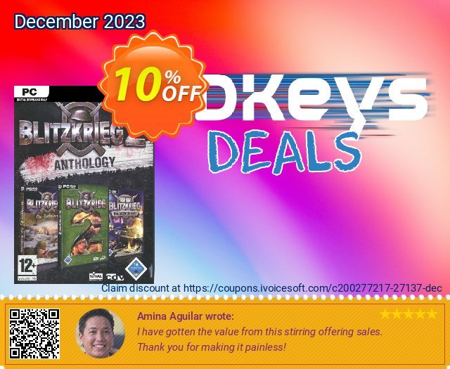 Blitzkrieg 2 Anthology PC discount 10% OFF, 2024 April Fools Day offering sales. Blitzkrieg 2 Anthology PC Deal