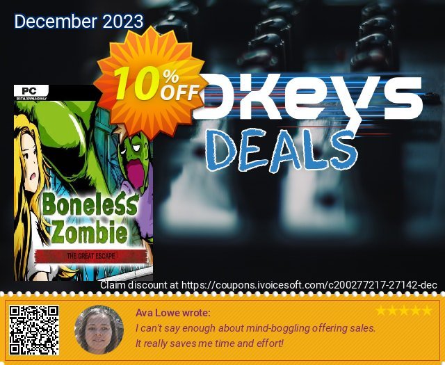 Boneless Zombie PC discount 10% OFF, 2022 Happy New Year promotions. Boneless Zombie PC Deal