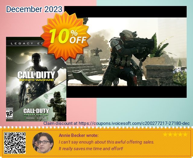 Call of Duty (COD) Infinite Warfare Digital Legacy Edition PC (APAC) umwerfende Außendienst-Promotions Bildschirmfoto