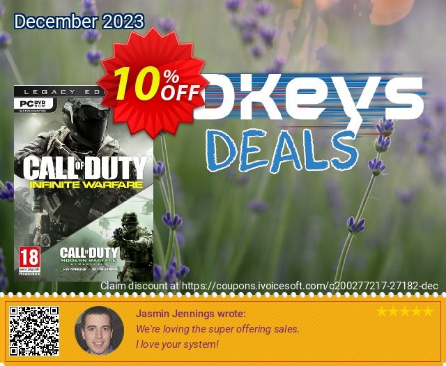 Call of Duty (COD): Infinite Warfare Digital Legacy Edition PC (DE) 素晴らしい 割引 スクリーンショット