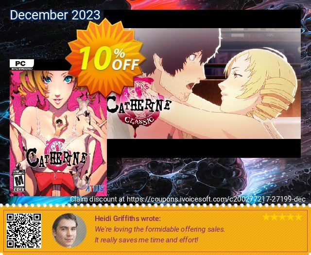 Catherine Classic PC (EU) discount 10% OFF, 2024 World Backup Day deals. Catherine Classic PC (EU) Deal