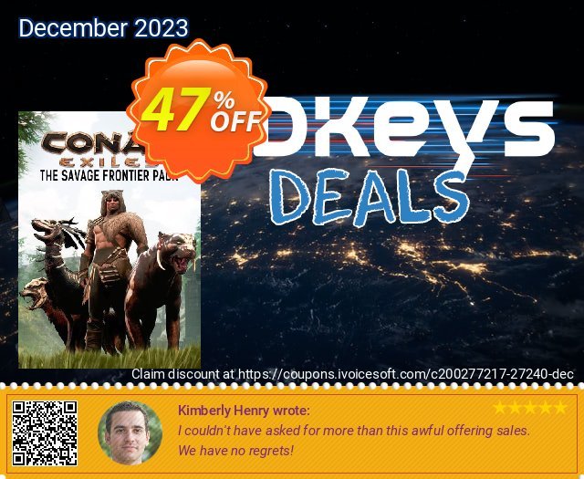 Conan Exiles PC - The Savage Frontier Pack DLC discount 47% OFF, 2024 World Heritage Day offering sales. Conan Exiles PC - The Savage Frontier Pack DLC Deal