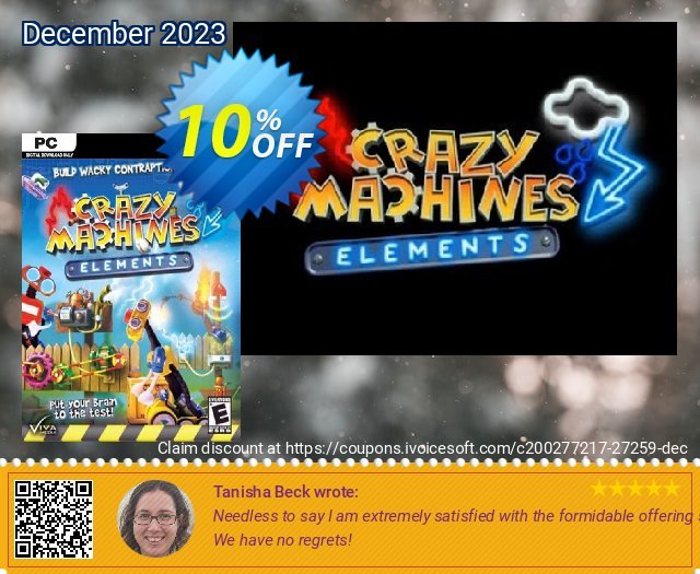 Crazy Machines Elements PC discount 10% OFF, 2024 Spring offering sales. Crazy Machines Elements PC Deal
