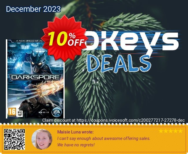 Darkspore (PC) discount 10% OFF, 2024 Resurrection Sunday offering sales. Darkspore (PC) Deal