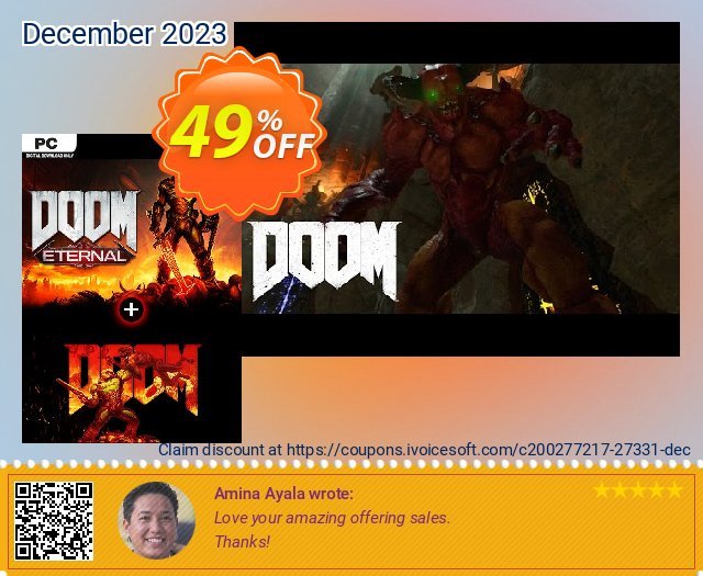 DOOM Bundle PC Exzellent Verkaufsförderung Bildschirmfoto