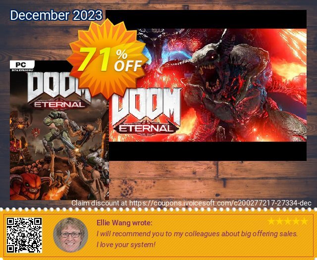 DOOM Eternal PC (AUS/NZ) discount 71% OFF, 2024 African Liberation Day offering sales. DOOM Eternal PC (AUS/NZ) Deal