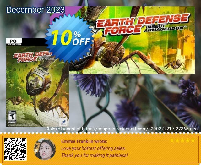 Earth Defense Force Battle Armor Weapon Chest PC aufregenden Verkaufsförderung Bildschirmfoto