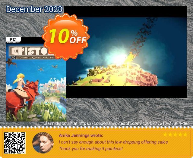 Epistory Typing Chronicles PC discount 10% OFF, 2024 Spring offering sales. Epistory Typing Chronicles PC Deal