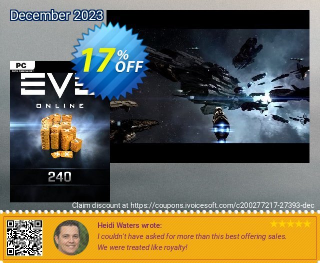 EVE Online - 240 Plex Card PC beeindruckend Promotionsangebot Bildschirmfoto