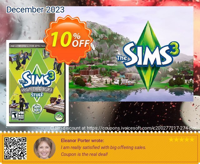 The Sims 3: High End Loft Stuff PC 令人惊讶的 折扣 软件截图