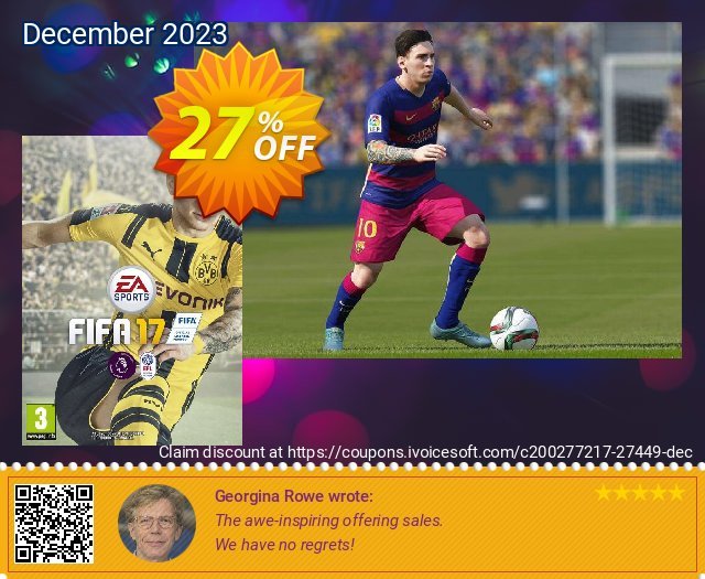 FIFA 17 PC 令人印象深刻的 折扣 软件截图