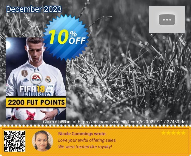 FIFA 18 - 2200 FUT Points PC discount 10% OFF, 2024 Good Friday offering sales. FIFA 18 - 2200 FUT Points PC Deal