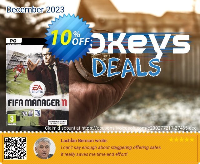 FIFA Manager 2011 (PC) discount 10% OFF, 2024 World Heritage Day offer. FIFA Manager 2011 (PC) Deal