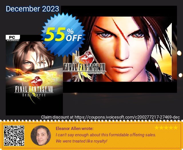 Final Fantasy VIII 8 - Remastered PC 棒极了 优惠码 软件截图