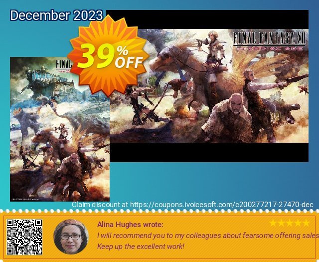 Final Fantasy XII: The Zodiac Age PC discount 39% OFF, 2024 World Heritage Day promo sales. Final Fantasy XII: The Zodiac Age PC Deal