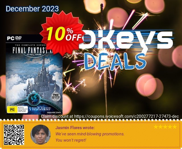 Final Fantasy XIV 14: Online PC tersendiri voucher promo Screenshot