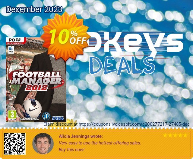 Football Manager 2012 PC/Mac 令人敬畏的 产品销售 软件截图