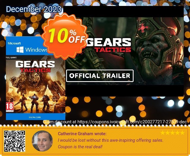 Gears Tactics - Windows 10 PC gemilang promo Screenshot