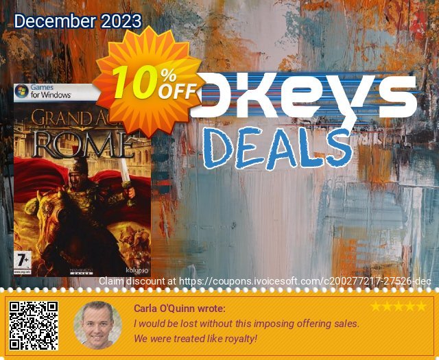 Grand Ages Rome (PC ) discount 10% OFF, 2024 April Fools' Day offering deals. Grand Ages Rome (PC ) Deal
