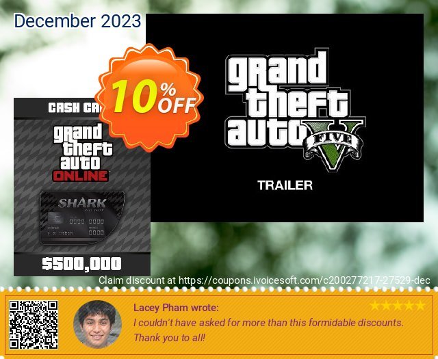 Grand Theft Auto Online (GTA V 5): Bull Shark Cash Card PC khusus penjualan Screenshot