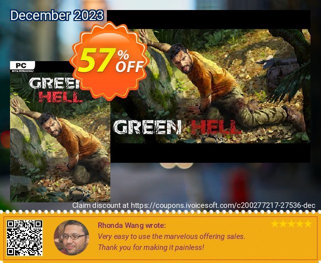 Green Hell PC discount 57% OFF, 2024 Working Day discounts. Green Hell PC Deal
