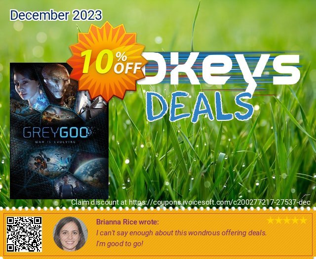 Grey Goo PC discount 10% OFF, 2024 April Fools Day offering sales. Grey Goo PC Deal