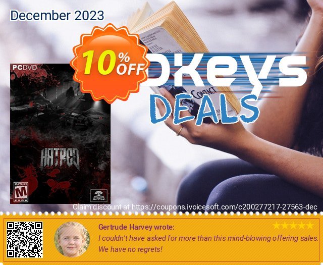 Hatred PC discount 10% OFF, 2024 World Ovarian Cancer Day offering deals. Hatred PC Deal