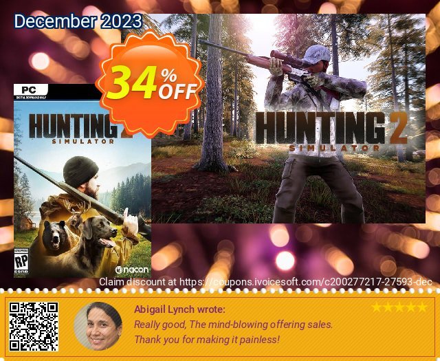 Hunting Simulator 2 PC ausschließenden Sale Aktionen Bildschirmfoto