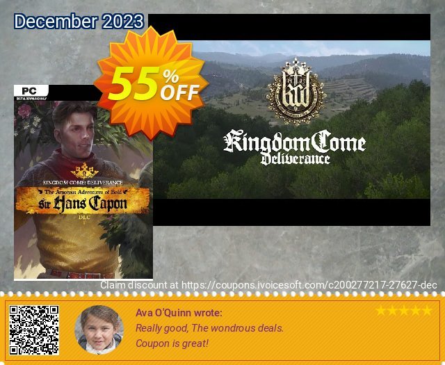 Kingdom Come Deliverance PC – The Amorous Adventures of Bold Sir Hans Capon DLC 令人难以置信的 产品交易 软件截图