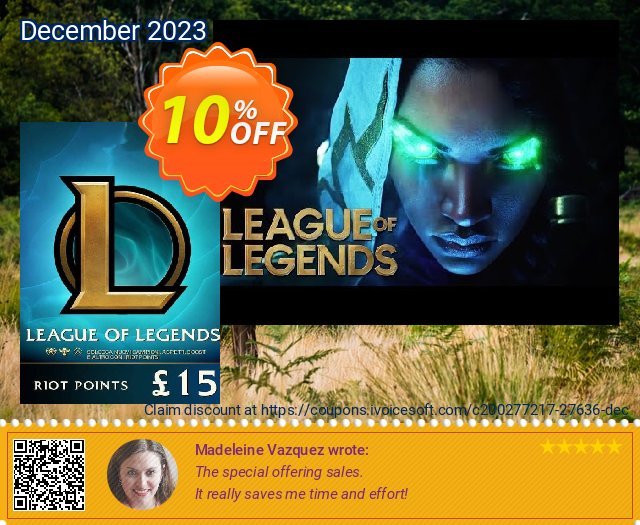 League of Legends 2330 Riot Points (EU - West) 可怕的 产品销售 软件截图