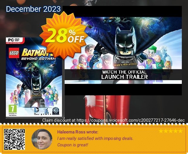 LEGO Batman 3: Beyond Gotham PC discount 28% OFF, 2024 April Fools' Day offering sales. LEGO Batman 3: Beyond Gotham PC Deal